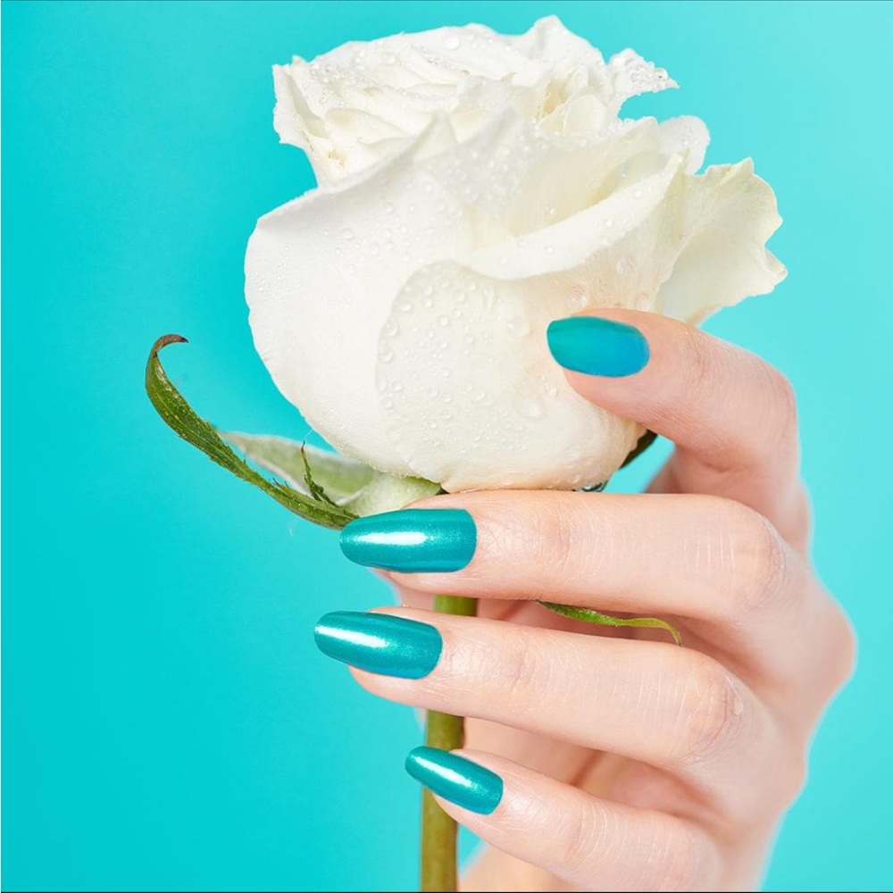 *Retired* Color Street: Brave and Bold | Teal Blue Shimmer Fall Summer Spring